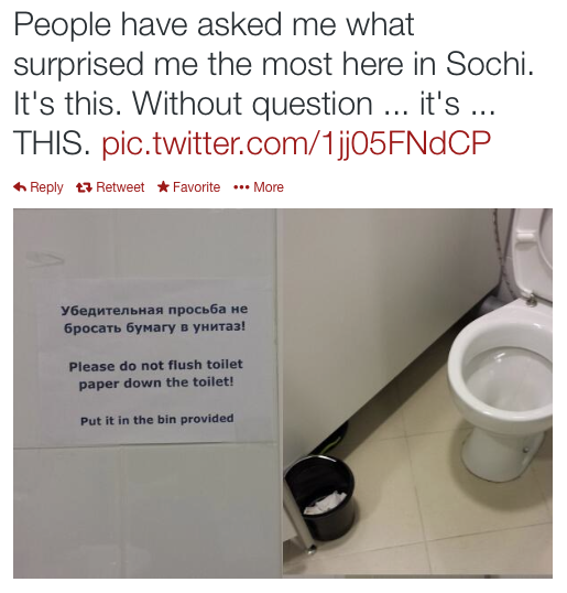 do not flush the toilet paper