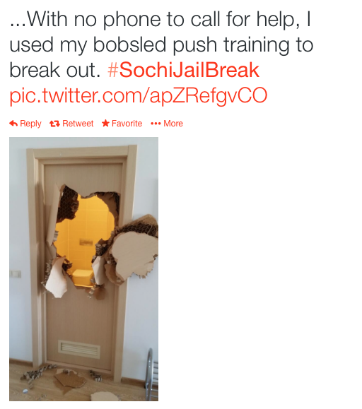 Johnny Quinn gets stuck