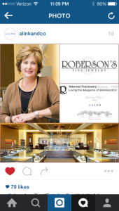 Instagram Screenshot Roberson's Fine Jewelry