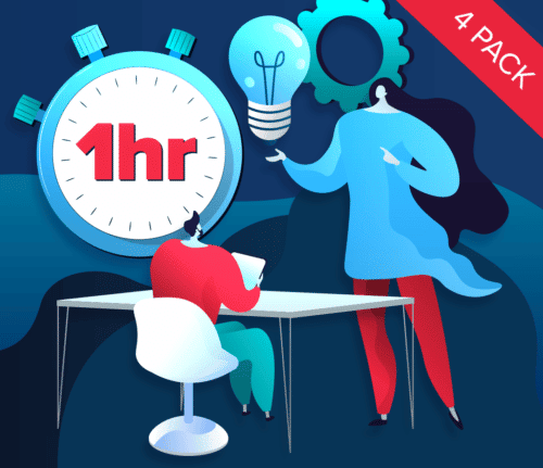 1 hour 4 pack