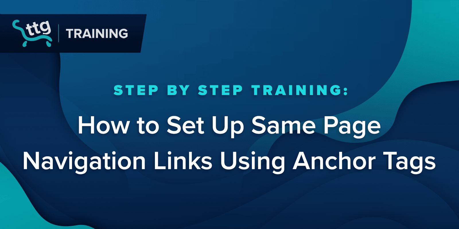 How to Set Up Same Page Navigation Links Using Anchor Tags