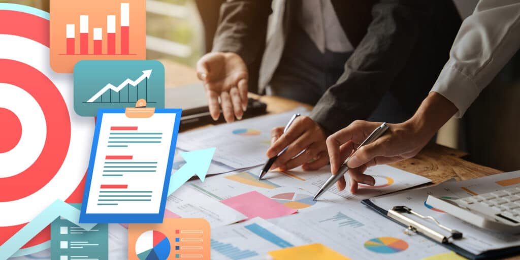 people working on a digital marketing strategy